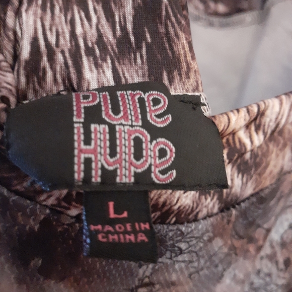 Size L pure hype cut out abstract print dress - Picture 5 of 6